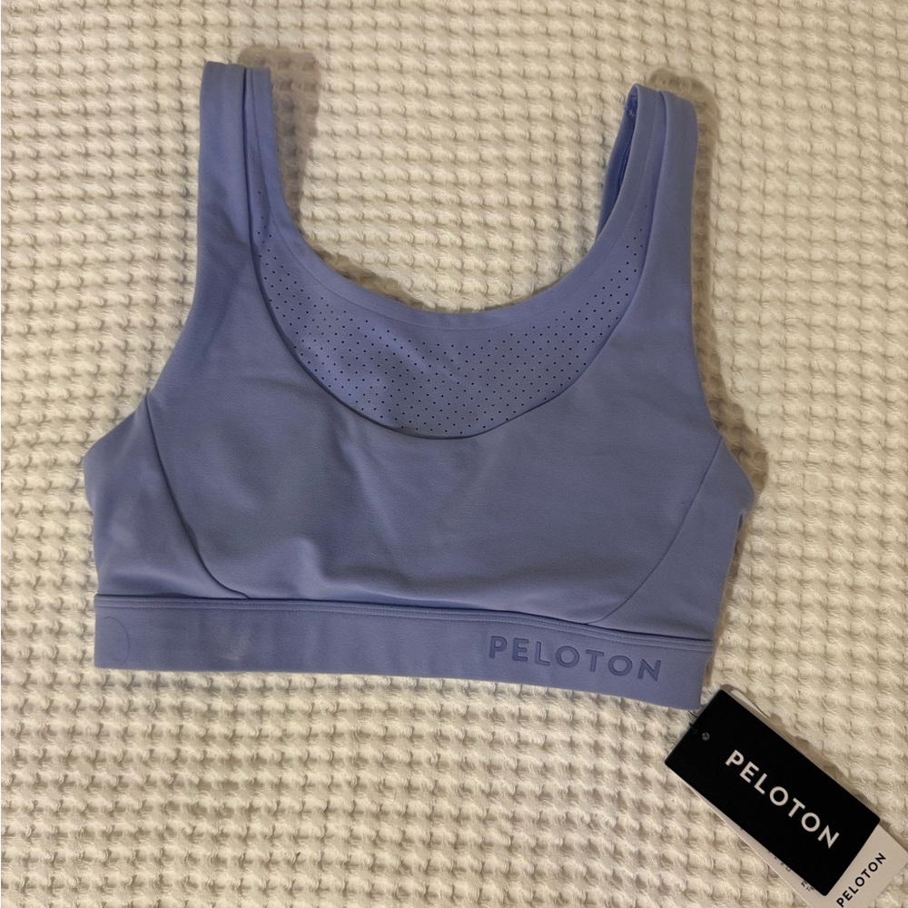 Peloton Women's Light Purple Cadent Laser Perforated Sports Bra